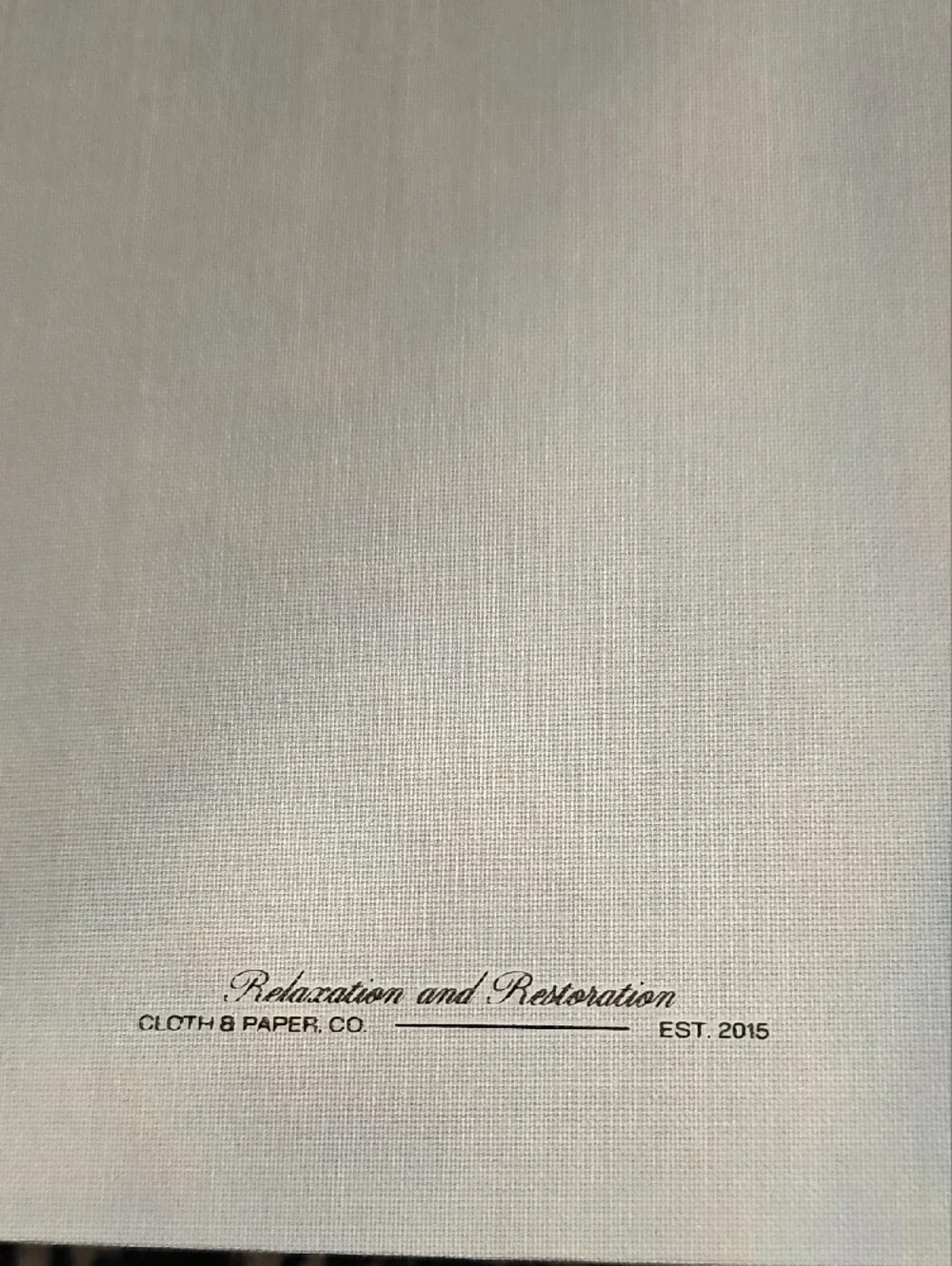 RILA SATI Silver Notebook / Folder Cloth And Paper Collab